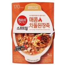 햇반소프트밀 매콤차돌된장죽, 280g, 15개