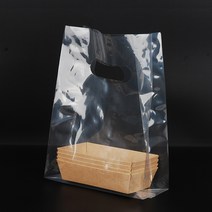 월드몰 PE 투명 무지 비닐쇼핑백 소 1000개 1박스 16 x 7 x 27 cm