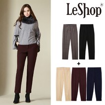 [Leshop]르샵 울블랜딩 기모 세미배기팬츠3종