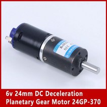 저속 모터 전기 소형 진동 고토크 마이크로 감속 유성 기어, 40RPM 6mm, 6V only motor