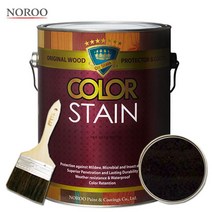 노루페인트 칼라스테인 오일스테인 3.5L 나무 목재 보호, 엄버5