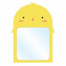 빠띠라인 어린이 아크릴 안전거울 2종택1 선물 안전편의용품 편의용품 안전용품 판촉, 병아리