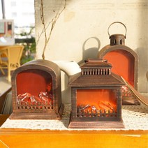 미니벽난로 조명소풍 불멍 모조모닥불등 침실인테리어, 손잡이 라운드 불멍