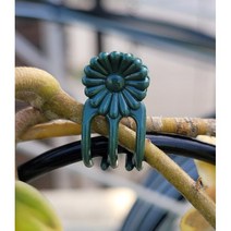 식물고정집게 - 꽃집게 민자집게 원예용집게 가드닝집게 식물 리스 지지대 - 30개 50개, 50개-녹색 꽃집게