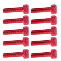 볼트 너트 나사 10pcs m6 x 20mm 피치 합금강 육각 소켓 헤드 캡 빨간색