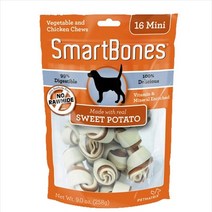 스마트본 미니 애견용 껌, 고구마, 32개입