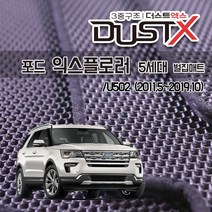 포드 익스플로러 5세대 벌집매트 카매트 바닥 시트 발매트 실내 깔판 차량용 자동차매트, 익스플로러 5세대 (2011.5~2015.8), 트렁크매트