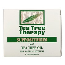 Tea Tree Therapy 질 위생을 위한 티트리 오일 함유 좌약 6개입, 상세설명참조