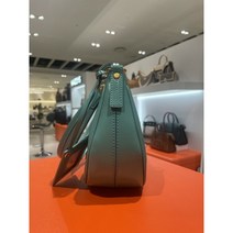 헤지스핸드백 (HIBA3E518) H소가죽패치 그린 숄더백