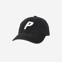 팔라스 워시드 트윌 P 6패널 캡 블랙 Palace Wed Twill 6Panel Black