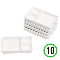 파스텔크래프트 MS-25*미니어처 사각접시5 4.1x3cm(10개입)