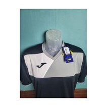 조마 축구 저지 셔츠 남성 사이즈 스몰 S 블랙 앤 화이트 그레이 봉제 로고