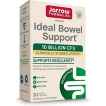 필수 효소 Jarrow Formulas Ideal Bowel Support LP299v Reduces Bloating Gas Intestinal Discomfort * and, 30.0 Servings (Pack of 1)