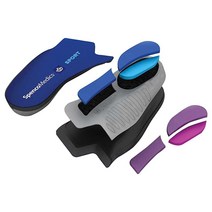 Spenco Medics Sport 3/4 길이 안창 여성용 7-8 / 남성용 6-7 0.3kg(0.6파운드), Multicolor