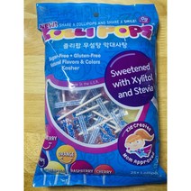 졸리팝 무설탕 막대사탕 125g, 혼합맛, 4개