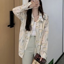 [랜덤플레이] 빈티지 페인팅 셔츠