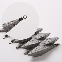몽크로스 딤플 다이아몬드 봉돌 싱커 쭈꾸미 갑오징어 문어 다운샷 외수질 봉돌 추, 30호(4개)