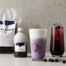 포유 카페용 수제청 과일청 냉동 블루베리청 1kg, 단품, 단품