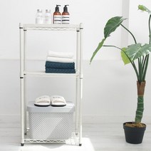 위dhns_화이트 다용도 메탈선반 450 3F 조립식랙 조립식장 메탈 주방 수납 발코니 철제 반장♥dhn, ♥happynesss, ♥happynesss