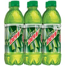 Mountain Dew 미국 수입 마운틴듀 500ml x6병 Regular Bottles, 6개