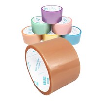 빌리네집 20M 테이프 공 KC 어린이 안전인증 장난감 볼 만들기, 오렌지(펄파스텔), 4.8cm x 20M