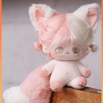 무속성솜인형 아이돌 20cm 몸체 모던 하얀 눈망울 키덜트 솜깅이 조카선물 수제, 인형단품 꼬리자석포함, 20CM(골격없음)