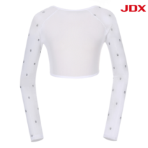 JDX 여성 소매프린트 냉감 후크 볼레로 X1SMTLW98WH