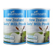 굿헬스 산양유 분유 파우더 2병 뉴질랜드 산양 단백질 어른용 청소년, 400g