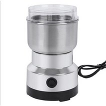 전동 커피 원두 그라인더 자동 분쇄기 미니 전기 가정용 300ml Ultrafine 베이비 푸드 Pulverizer 스파이스 페퍼 그레인 밀 24 블레이드, 4 blades_UK