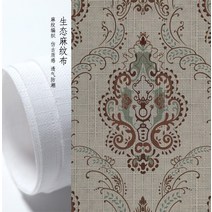 스타일 레트로벽지 레스토랑 복고풍 프랑스풍 미국감성 인테리어 빈티지 거실 침식 배경, 에코 리넨