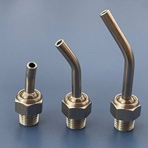 CNC 공작 기계 고압 노즐 고압세척기 10개 묶음, M6 스레드- 10개