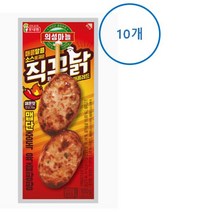 [한끼]의성마늘 직꾸닭 매콤레드 100gX10 방학 홈파티 간식 간편식 안주 밥반찬 전자레인지 조리 롯데햄 가을 식재료 1세트, 6세트