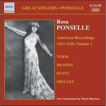 [CD] 로자 폰셀 미국 녹음 1집 1923-29년 - 베르디 / 브람스 / 스콧 (Rosa Ponselle American Recordings Vol.1 ...