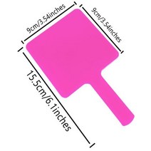 휴대용손거울 도매 메이크업 거울 손 개최 광장 사용자 정의 로고 매일 핑크블랙화이트 작은, style5+5pcs with logo