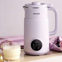 더베이 두유제조기 자동 두유 죽 메이커 이유식 제조기 두유기, 타로퍼플, 세라믹