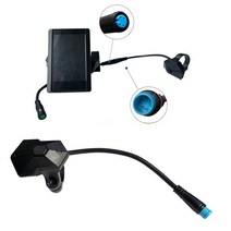 전기자전거 부품 850c p850c 디스플레이 컨트롤러 버튼 bafang 중반 드라이브 모터 키트 교체 용 4 핀 스위치, 없음
