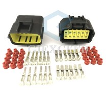 링브로워 유선송풍기 산업용 블로어 엔진 BLOWER 공업용환풍기 12 핀 174661-2/184058-1 368537-1 방수 기어 시프트 센서 커넥터 플러그 자동차 소켓 차량용, [02] 2 Sets Male