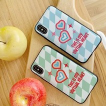 밍에르스튜디오 버츄얼 하트 카드케이스 갤럭시노트10:그린, 기종선택:갤럭시노트10 / 디자인선택:그린, 상세 설명 참조