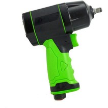 에어임팩 에어 임팩트 렌치 콤팩트 복합 트윈 해머 480 ft-lb 토크 공압 강력한 도구 3/8 인치, 01 Black