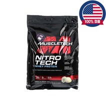 머슬테크니트로테크 웨이 프로틴파우더 유청단백질분말 크레아틴 BCAA 바닐라 4.54kg, 1개