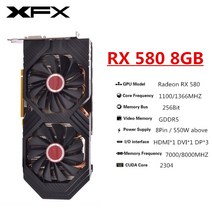 XFX RX 580 570 560 550 8GB 4GB 그래픽 카드 R7 R9 370 380 8G 2GB AMD GPU Radeon RX580 1660 비디오 카, 12 RX 580 8GB