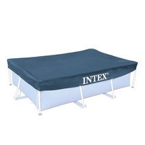 인텍스 3미터 X 2미터 커버 사각 대형 수영장 풀장커버 인덱스 3M 끈조절 INTEX