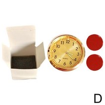 차량용 시계 40MM 자동차 미터 미니 발광 석영 방수 자전거 오토바이 전자 자동 대시 보드 D2T6, 4.D, 4D