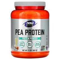 Now Foods 나우 푸드 스포츠 완두콩 프로틴 단백질 가루 파우더 바닐라 토피 Sports Pea Protein 907g