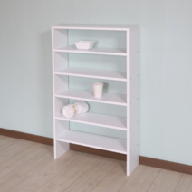 양지가구 양발이선반 6단560, 백색, 6단