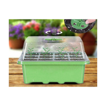 도매상가 모종 박스 트레이 새싹 재배 식물 수경 재배기 콩나물 키우기 미니온실, 6홀