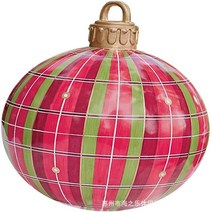 60cm 크리스마스 공 트리 장식 선물 Hristmas 홈 야외 PVC 풍선 장난감, [08] H