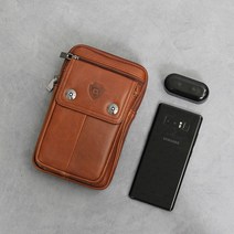 가파치 스포츠 G1302 소가죽 멀티 미니 크로스백 힙색
