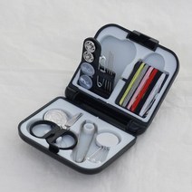 PK글로벌 셀프 의류수선 바느질세트 간편 휴대 미니반짇고리, 1SET 9종세트, 블랙