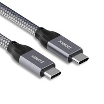스마트폰 C TO C타입 고속 충전 케이블 100W 삼성 덱스 맥북 노트북 미러링 충전선 데이터 전송 USB 3.1, 1.5m